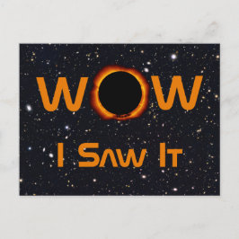 Eclipse 2024太陽の WOWを見た ポストカード