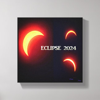 Eclipse 2024 キャンバスプリント