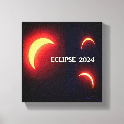 Eclipse 2024 キャンバスプリント (正面)