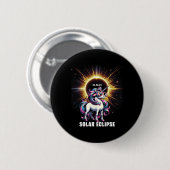Eclipse 2024 太陽の Total Eclipse 4月8日Unic 缶バッジ (正面&裏面)