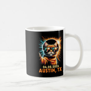 Eclipse 2024 Austin Te太陽のの自己修復 コーヒーマグカップ