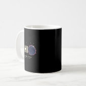 Eclipse 2024 Ohio Total Eclipse Astronomy Graphic コーヒーマグカップ (正面左)