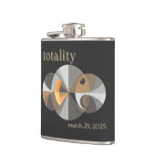 Eclipse 2025太陽のの総ミニマルデザイン フラスク (左)