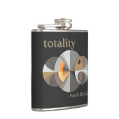 Eclipse 2025太陽のの総ミニマルデザイン フラスク (右)