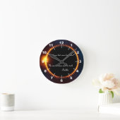 Eclipse:3つの隠し事 ラウンド壁時計 (ホーム)