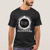 Eclipse Checklist Total Solar Eclipse April 8 2024 Tシャツ (正面)