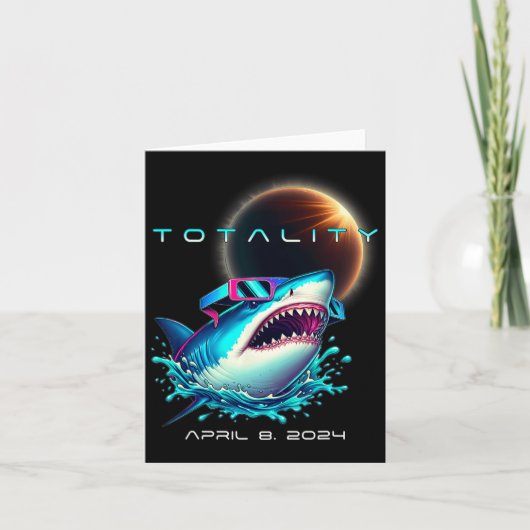 Eclipse Gles Totality 2024 Eclipsを使用しおもしろいた太陽の カード (正面)