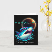 Eclipse Gles Totality 2024 Eclipsを使用しおもしろいた太陽の カード (黄色い花)