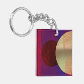 Éclipse lunaire - abstrait キーホルダー (正面左)