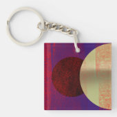 Éclipse lunaire - abstrait キーホルダー (正面)