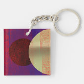 Éclipse lunaire - abstrait キーホルダー (裏面)