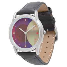 Éclipse lunaire - abstrait 腕時計