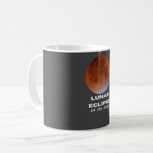 eclipse lunar コーヒーマグカップ (正面左)