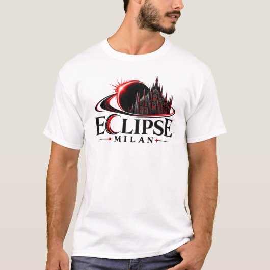 Eclipse Milan Tourism - ミラノ旅行 Tシャツ (正面)