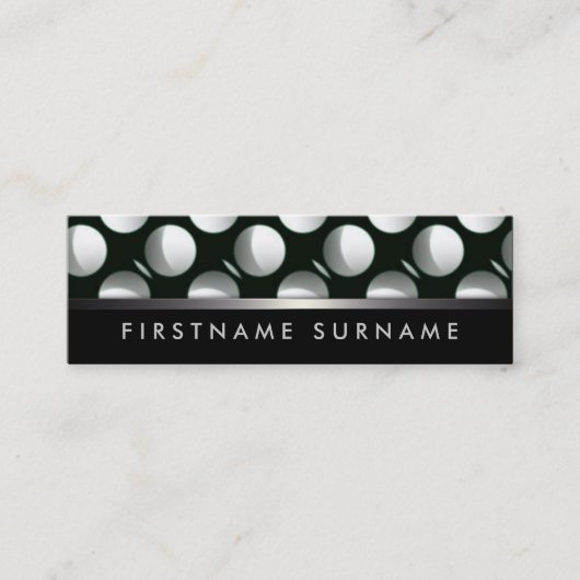 Eclipse Moon白黒ミニ名刺 スキニー名刺 (正面)