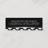 Eclipse Moon白黒ミニ名刺 スキニー名刺 (裏面)