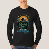 Eclipse Phases Total Solar Eclipse Getting Mooned  Tシャツ (正面)