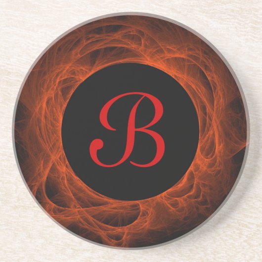Eclipse Series-1-Red Fractal coaster--1 of コースター (正面)