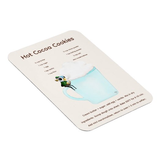 Eclipse the Dragon Hot Cocoa Cookie Recipe Magnet マグネット (右側)