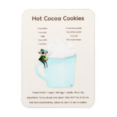 Eclipse the Dragon Hot Cocoa Cookie Recipe Magnet マグネット (縦)