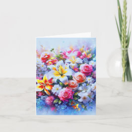 Éclosion d’Amour : Une Symphonie Florale, ou  サンキューカード