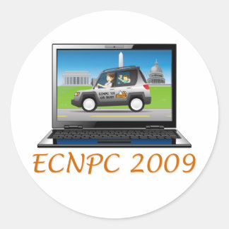 ECNPC 2009ステッカー ラウンドシール