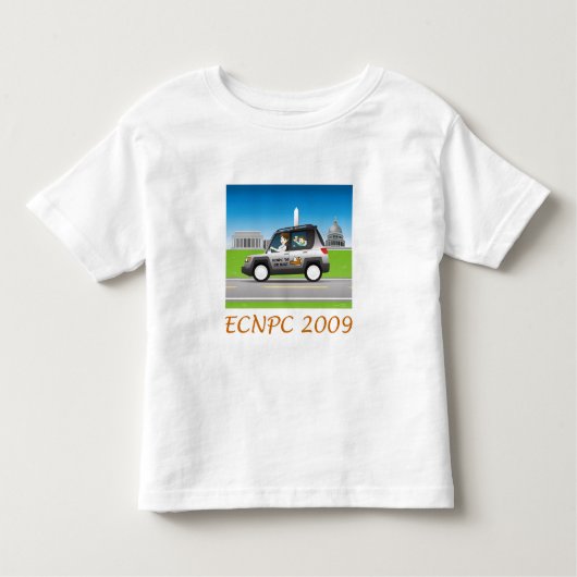 ECNPC 2009年の"幼児"のワイシャツ トドラーTシャツ (正面)
