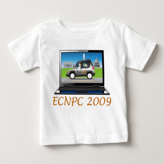 ECNPC 2009年の"幼児"のワイシャツ ベビーTシャツ (正面)