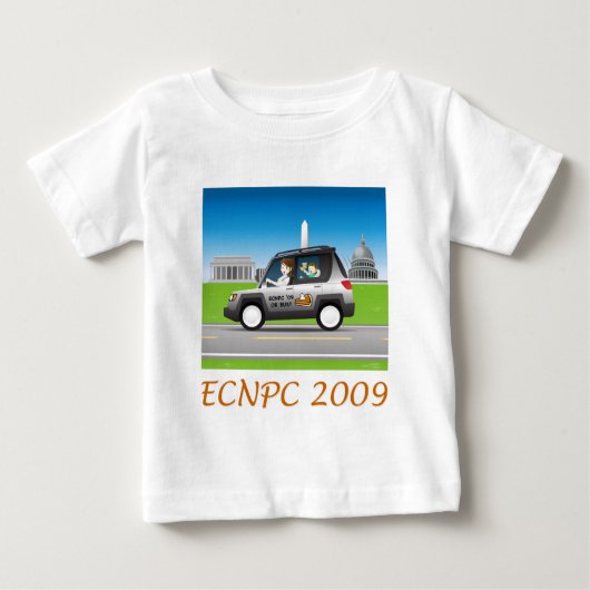 ECNPC 2009年の"幼児"のワイシャツ ベビーTシャツ (正面)