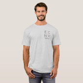 ECNVロゴTシャツ(ユニセックス) Tシャツ (正面フル)