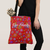 Eco-Bag: Vamos a la Playa ou às Compras? トートバッグ (クローズアップ)