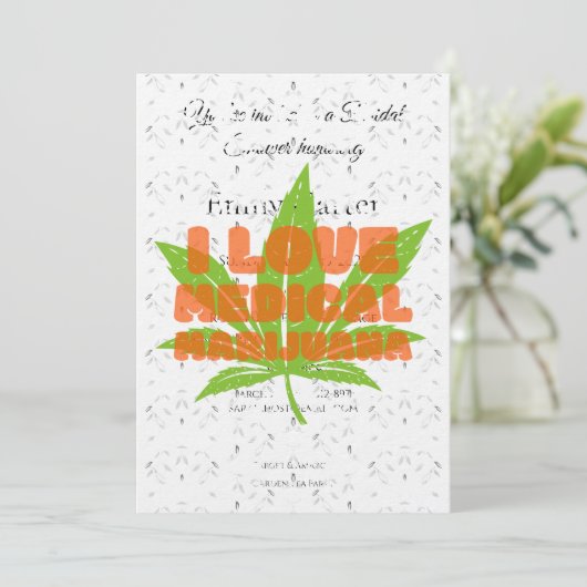 Eco Design | Bold Wellness Poster for Impact 招待状 (スタンド正面)