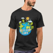 Eco For Life Environmental Green Earth Tシャツ (正面)