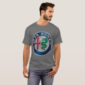 Eco Friendly Alfa Romeo s Sailboat Tシャツ (正面フル)