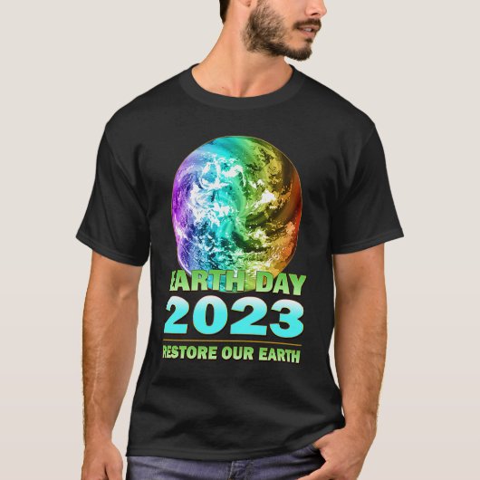 Eco Friendly Clothing for Earth Day 2023 Anniversa Tシャツ (正面)