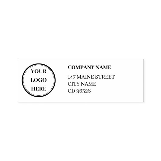 Eco-Friendly Custom Logo Self-Inking Rubber Stamp セルフインキングスタンプ (デザイン)