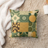 Eco-Friendly Geometric Patterns クッション (ブランケット)