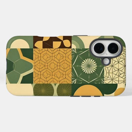 Eco-Friendly Geometric Patterns Case-Mate iPhoneケース (裏面 (横))