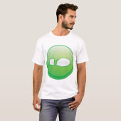 Eco-Friendly Green Footprint Icon Tシャツ (正面フル)
