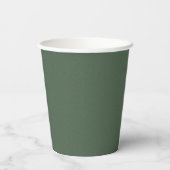 Eco-Friendly Green Textured Paper Cups 紙コップ (裏面)