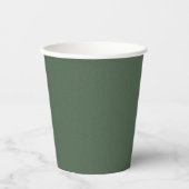 Eco-Friendly Green Textured Paper Cups 紙コップ (正面)