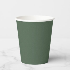 Eco-Friendly Green Textured Paper Cups 紙コップ