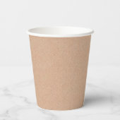 Eco-Friendly Kraft Look Disposable Paper Cups 紙コップ (裏面)