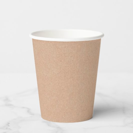 Eco-Friendly Kraft Look Disposable Paper Cups 紙コップ (裏面)