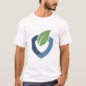 Eco Friendly Leaf Recycle Symbol Green T-Shirt Tシャツ (正面)