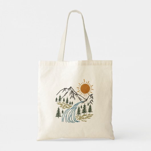 Eco-Friendly Nature Tote Bag 🌍 | Stylish Women’s トートバッグ (裏面)