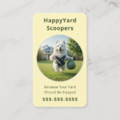 Eco-Friendly Pet Waste Removal Dog Poop Scooper 名刺 (正面)