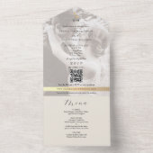 Eco-Friendly Photo Wedding オールインワン招待状 (内側)