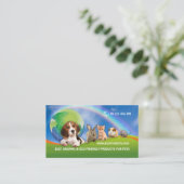 ECO-FRIENDLY PRODUCTS FOR PETS business card 名刺 (スタンド正面)
