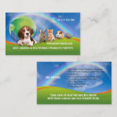 ECO-FRIENDLY PRODUCTS FOR PETS business card 名刺 (正面/裏面)